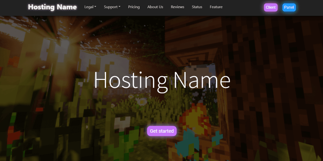 Hosting Website Template 2